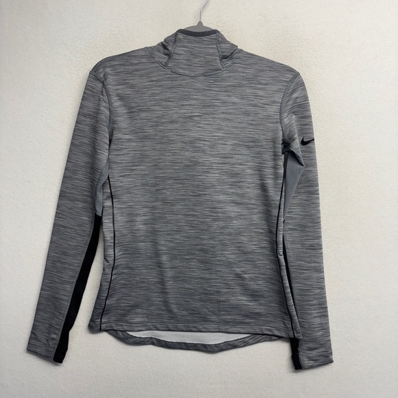 NIKE PRO HYPERWARM TRAINING HOODIE WMNS Size M 803112-071 Gray - Picture 1 of 7